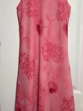 Chelsea Nites Pink Floral A-Line Dress